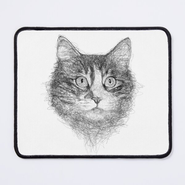 Item preview, Cat Scribble Art designed and sold by CaroScribbles.