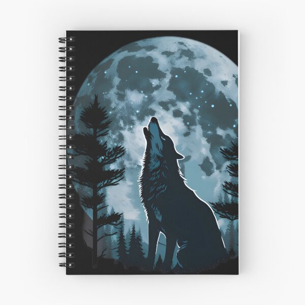 Item preview, Wolf howls at the moon designed and sold by EternalDelight1.