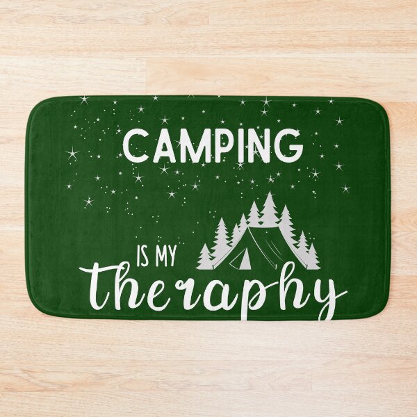 Item preview, Camping is my Theraphy designed and sold by WanderQuestCo.