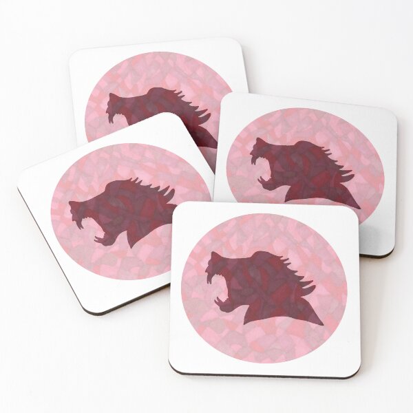 Item preview, Baboon Silhouette in Red and Pink designed and sold by inklets.