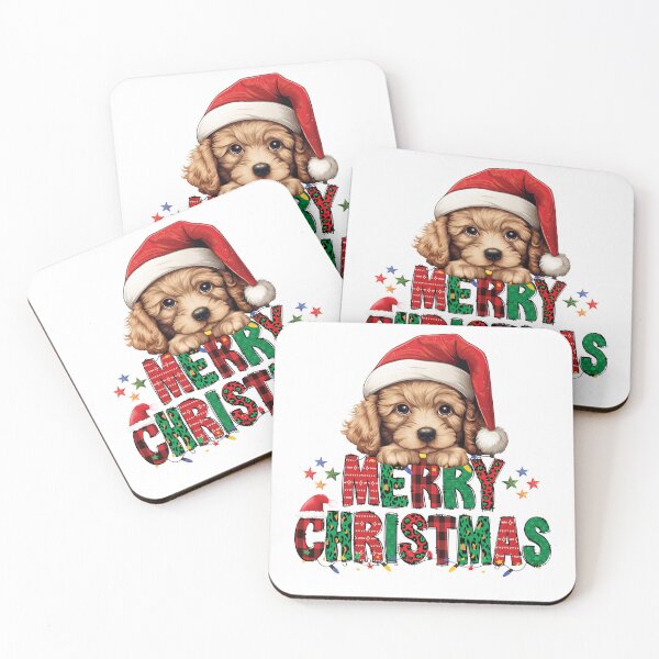 Item preview, Poodle - Merry Christmas Dog designed and sold by Kidzz.
