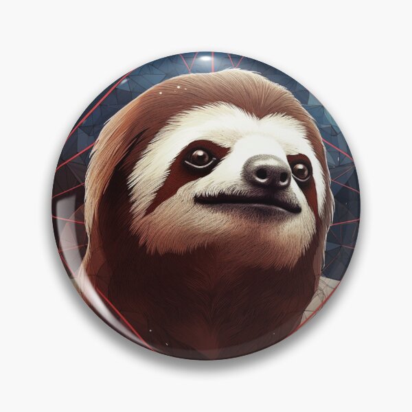 Item preview, Geometry in Relaxation: Sleek Sophistication with a Geometric Sloth designed and sold by MajesticArtPL.