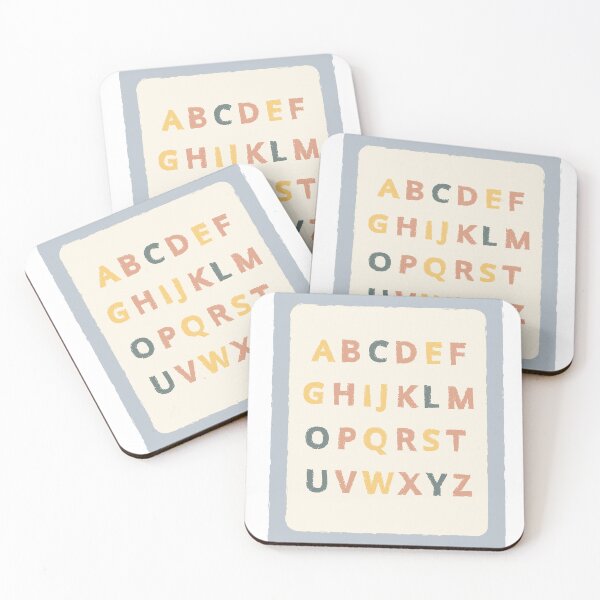 Item preview, alphabet designed and sold by Dreams  come true.