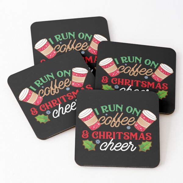 Item preview, I run coffee and Christmas cheer, merry xmas 2024 designed and sold by Pau Baz.