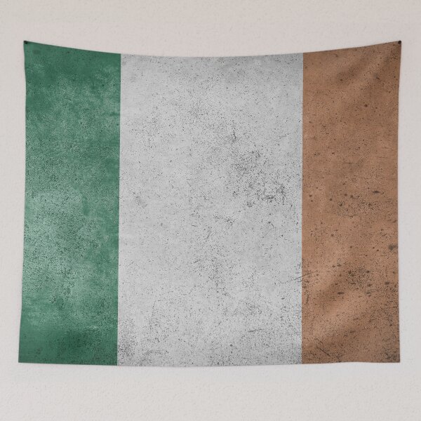 Item preview, Distressed, Old, Faded & Worn Flag of Ireland (bratach na hÉireann) designed and sold by STUDIO-72.
