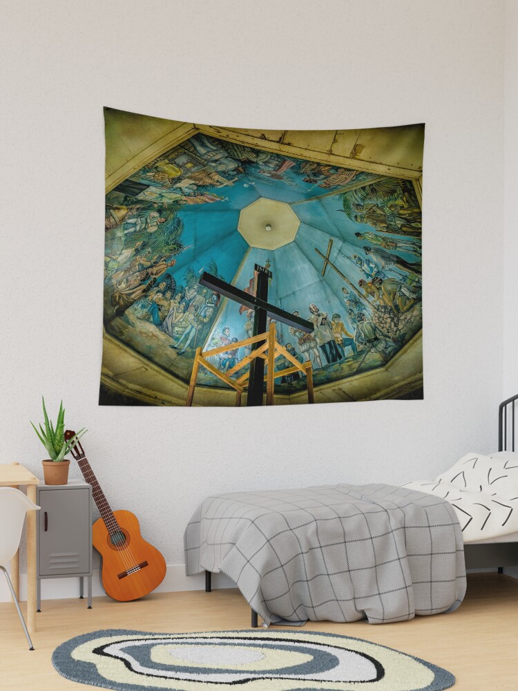 Magellans Cross Cebu City Philippines Tapestry for Sale by Adrian Evans