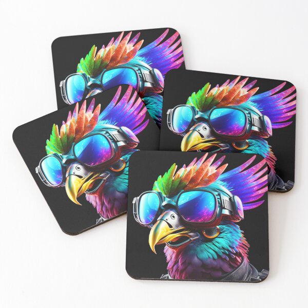 Item preview, Hyper Trippy Chicken Wearing Goggles designed and sold by GranitTR.