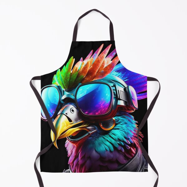 Item preview, Hyper Trippy Chicken Wearing Goggles designed and sold by GranitTR.