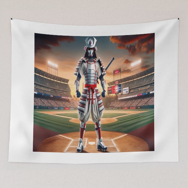 Item preview, Samurai Baseball Superhero LAA designed and sold by BaseballGods.