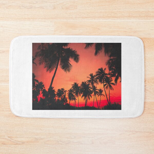 Item preview, Tropical Orange Sunset Palm Trees designed and sold by newburyboutique.