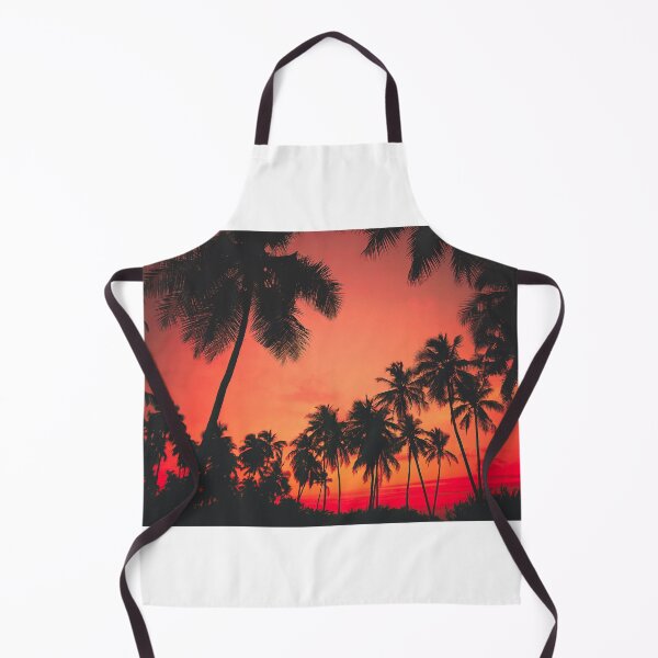 Item preview, Tropical Orange Sunset Palm Trees designed and sold by newburyboutique.