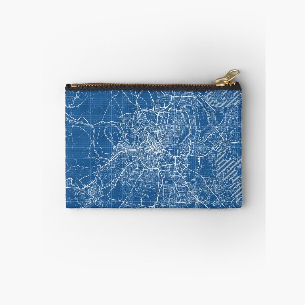 Item preview, Nashville City Map of Tennessee, USA - Blueprint designed and sold by deMAP.