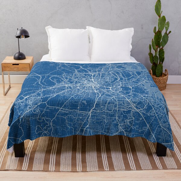 Item preview, Nashville City Map of Tennessee, USA - Blueprint designed and sold by deMAP.