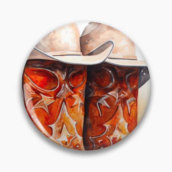Item preview, Rustic Cowboy boots print designed and sold by PaperieJennifer.