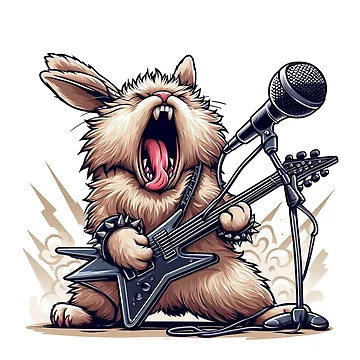 Artwork thumbnail, Screaming Rabbit by AxelBrook