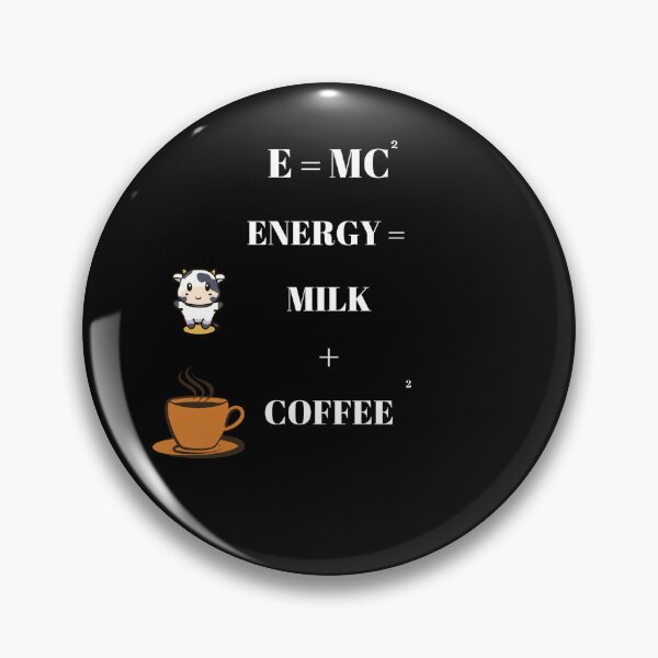 Item preview, E = MC Square - Milk - Coffee - Kawaii - Cow  designed and sold by TheHappyK.