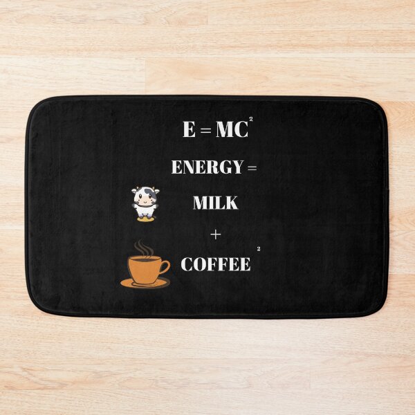 Item preview, E = MC Square - Milk - Coffee - Kawaii - Cow  designed and sold by TheHappyK.
