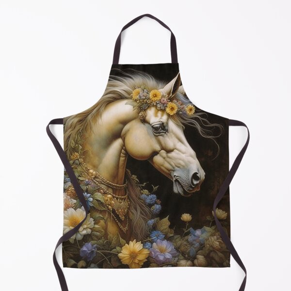 Item preview, Flower Bedecked Horse designed and sold by StonegateArt.