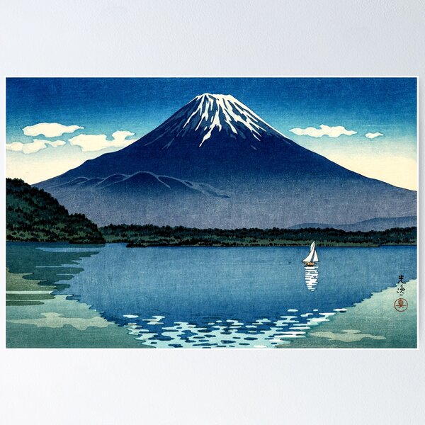 Item preview, Tsuchiya Koitsu - Mount Fuji and Lake Shoji designed and sold by ArtExpression.