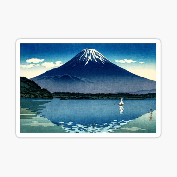 Item preview, Tsuchiya Koitsu - Mount Fuji and Lake Shoji designed and sold by ArtExpression.