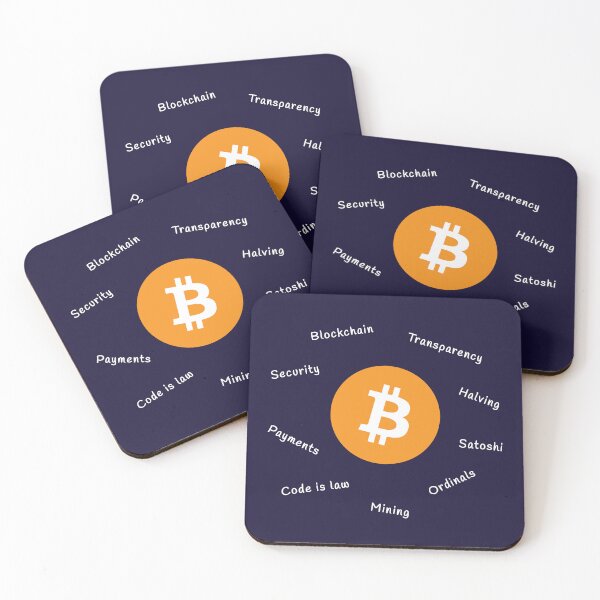 Item preview, Bitcoin Mix of Words designed and sold by NaNaSpaceStore.