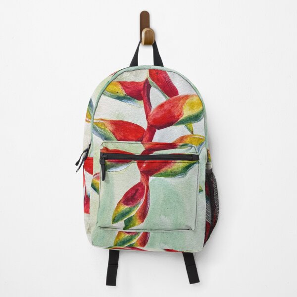 Item preview, Red Watercolor Heliconia - Tropical Floral Print  designed and sold by julyperson.