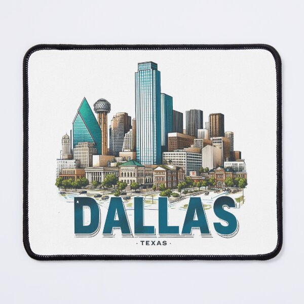 Item preview, Dallas Texas Watercolor Illustration designed and sold by PaintMeWorld.