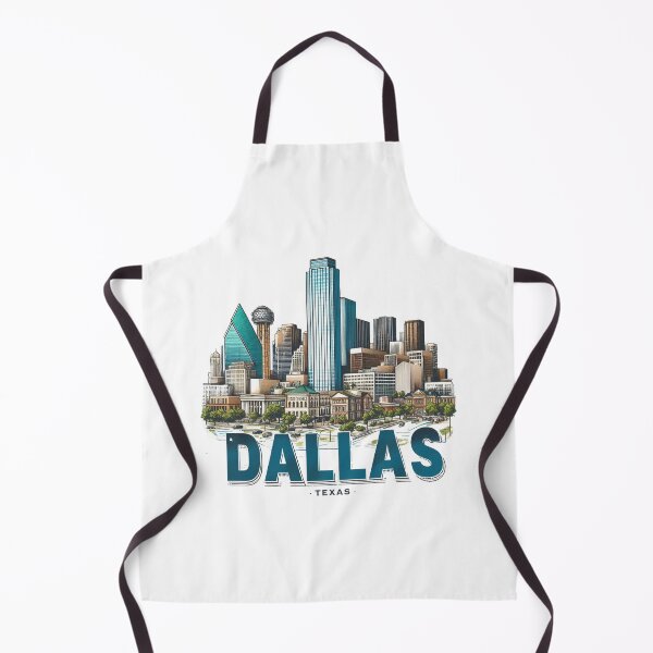Item preview, Dallas Texas Watercolor Illustration designed and sold by PaintMeWorld.