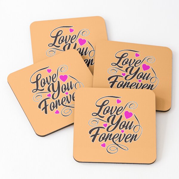 Item preview, love you forever, quote, romance, wedding, Valentine's Day, relationship designed and sold by Mauswohn.