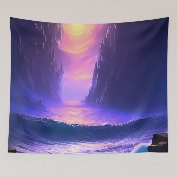 Item preview, Copy of Enchanting Depths: Aesthetic Fantasy Seascape designed and sold by patternbycarol.