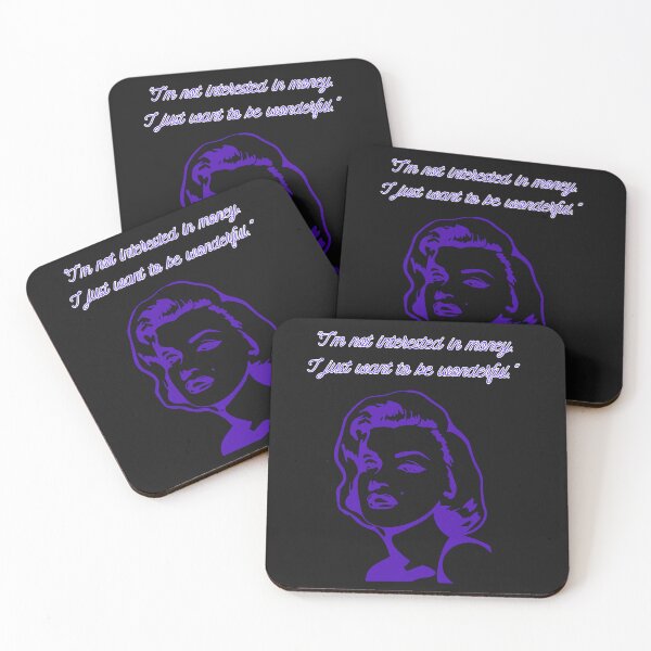 Item preview, Timeless Elegance: Marilyn Monroe Inspiring Quote in Blue designed and sold by DarlingsTees.