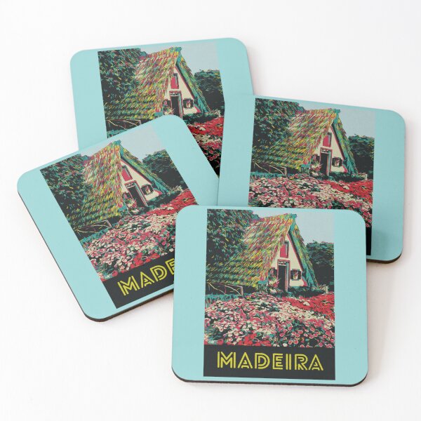Item preview, Madeira Island Traditional House Illustration, Portugal designed and sold by Lemomo-artworks.
