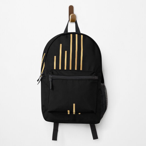 Item preview, Golden stripes, geometric figures, graphics V2 designed and sold by Colorful-Worlds.