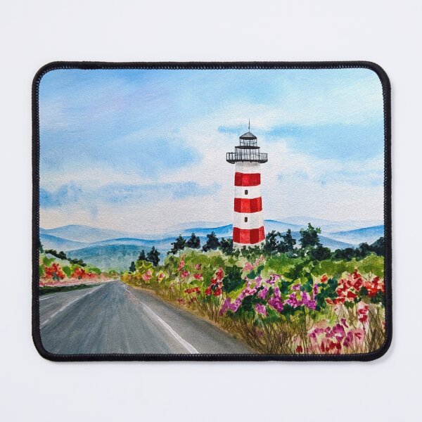 Item preview, Lighthouse Watercolor - Boquete Panama designed and sold by julyperson.