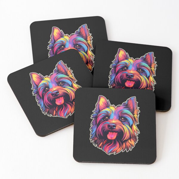 Artikelvorschau, Skye Terrier Neon-design entworfen und verkauft von CUTEDOGGIEZ.
