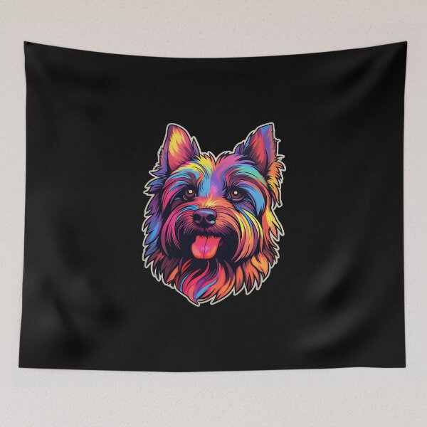 Item preview, Skye Terrier Neon Design designed and sold by CUTEDOGGIEZ.