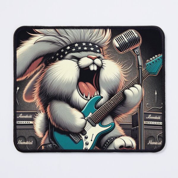 Item preview, rabbit playing guitar designed and sold by AxelBrook.