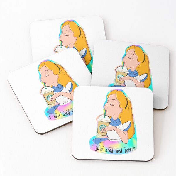 Item preview, iced coffee, coffee lover, alice designed and sold by tubeklon.