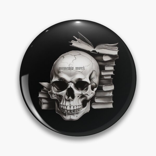 Item preview, Memento Mori Books Skull designed and sold by Bielzisimo.