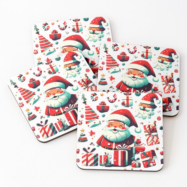 Item preview, Sweet Santa Claus jumping with Christmas decoration designed and sold by Pixlsmediahn.