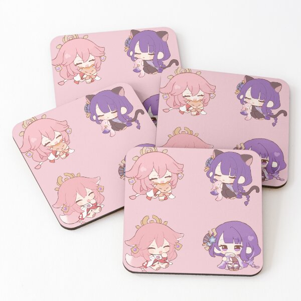 Item preview, Yae Miko Raiden Shogun Lindo Chibi Kawaii - Impacto de Genshin designed and sold by Sara2806.