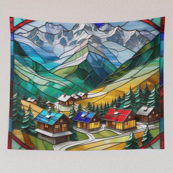Artikelvorschau, Alpental-Buntglaseffekt entworfen und verkauft von Culture2Design.