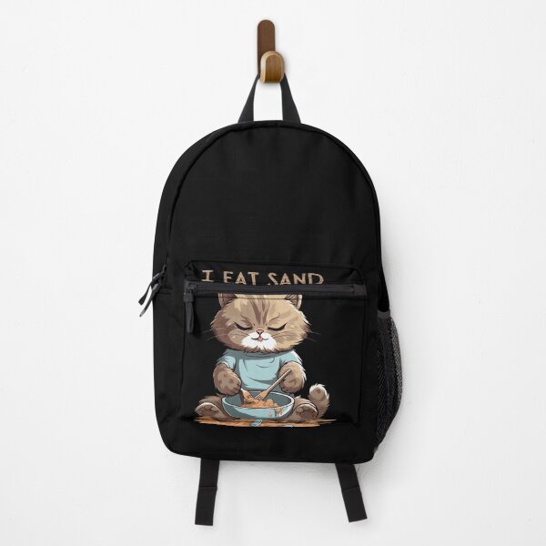 Item preview, I Eat Sand Funny Design With a Cat designed and sold by MG-MagicGallery.