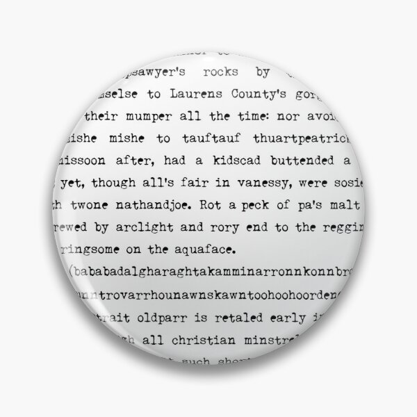 Item preview, James Joyce, Finnegan's Wake, first page designed and sold by Raphael Shochat.
