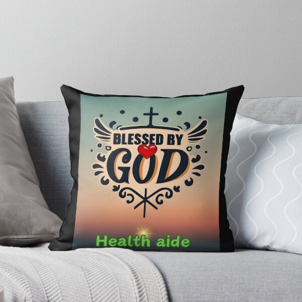 Item preview, BLESSED BY GOD  HEALTH AIDE designed and sold by carlos crane.