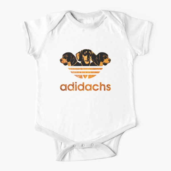 AdiDachshund Short Sleeve Baby One-Piece