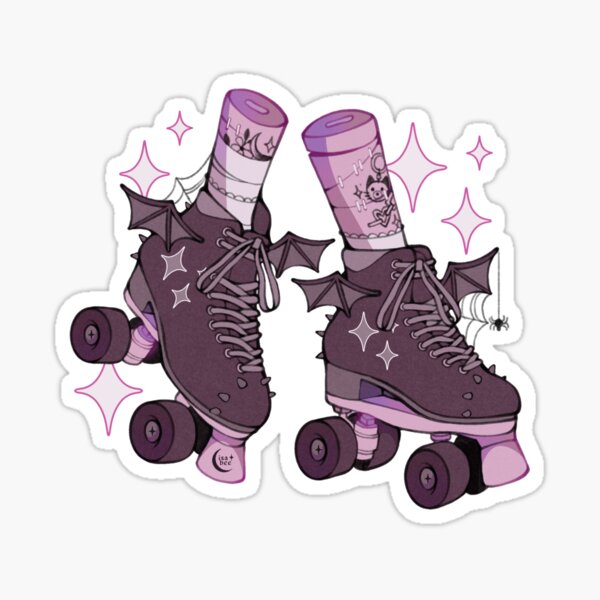 Item preview, Goth Roller SKates designed and sold by Isa-bee.