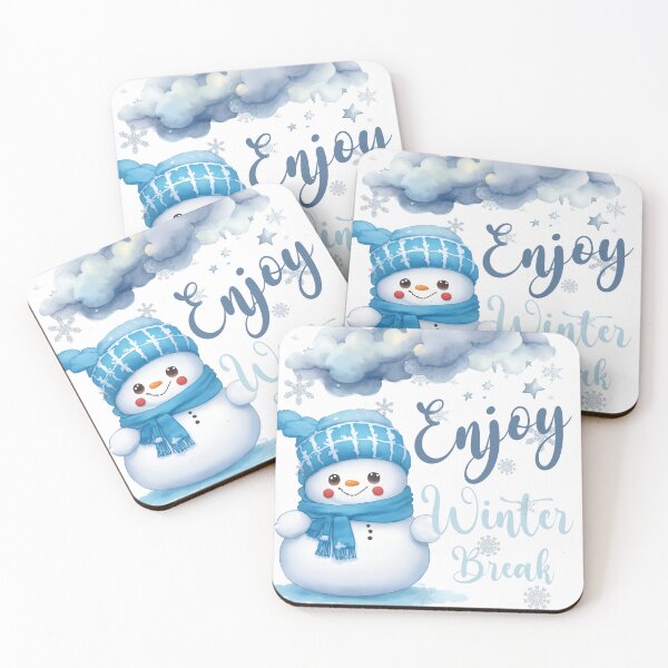 Item preview, Enjoy Winter break, Snowman, Teacher, Teaching Assistant, SEN Teacher, SEN Teaching Assistant, Appreciation Gift, Thank you gift designed and sold by MAKEtoFIT.