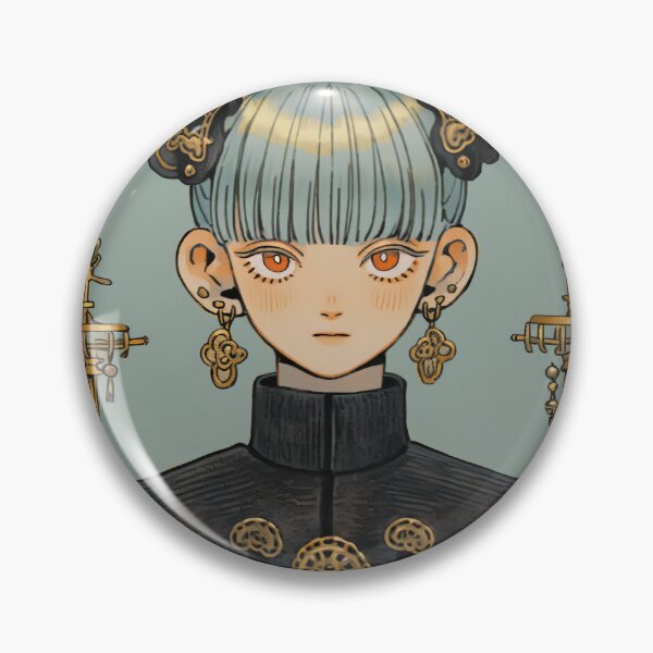 Item preview, Cool Retro Manga Marial Arts Fighter Anime Girl designed and sold by bubblegoth.