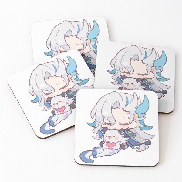 Item preview, Neuvillette chibi cute genshin impact otter designed and sold by Sara2806.